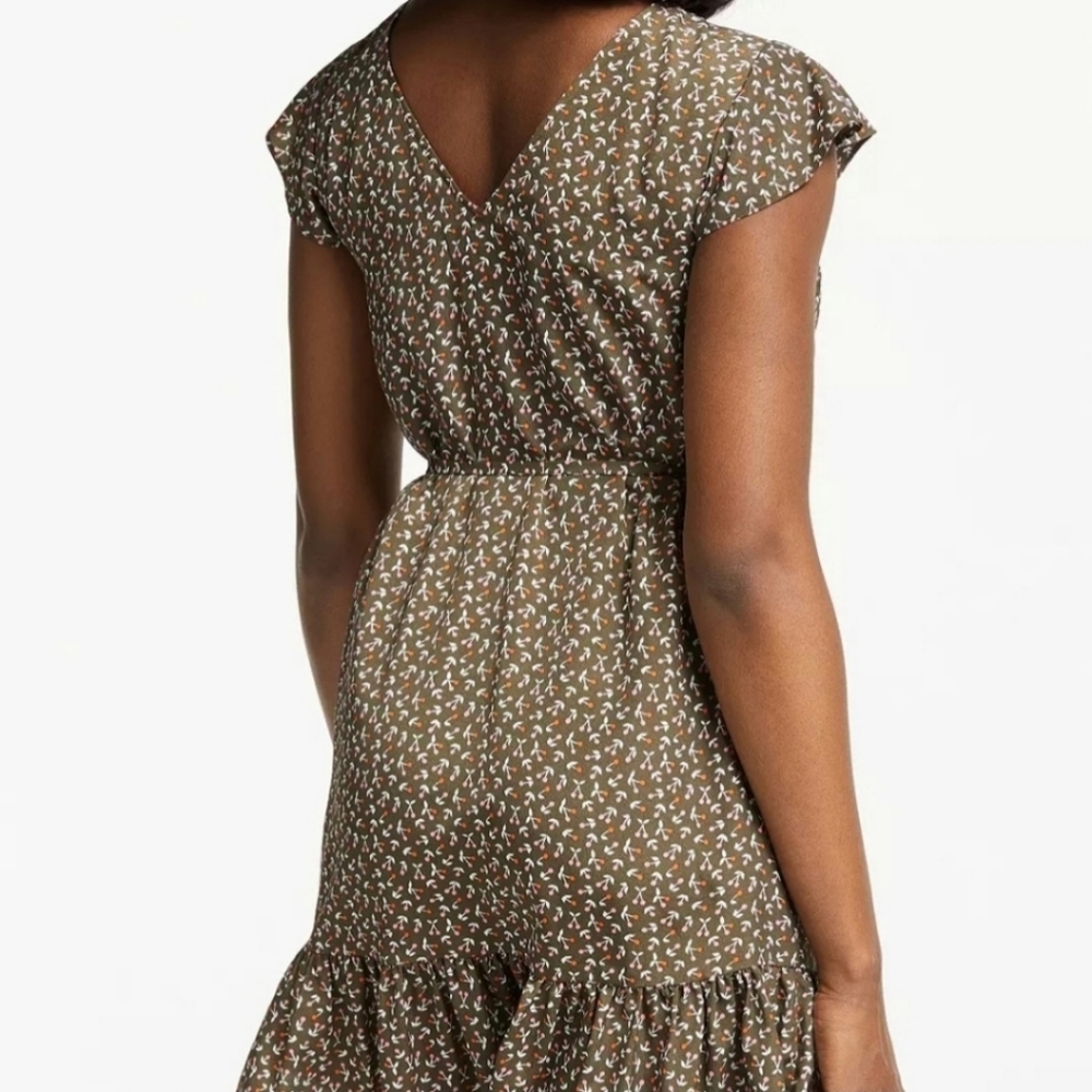 Boden Cynthia brown cherry print mini dress - Picture 11 of 12